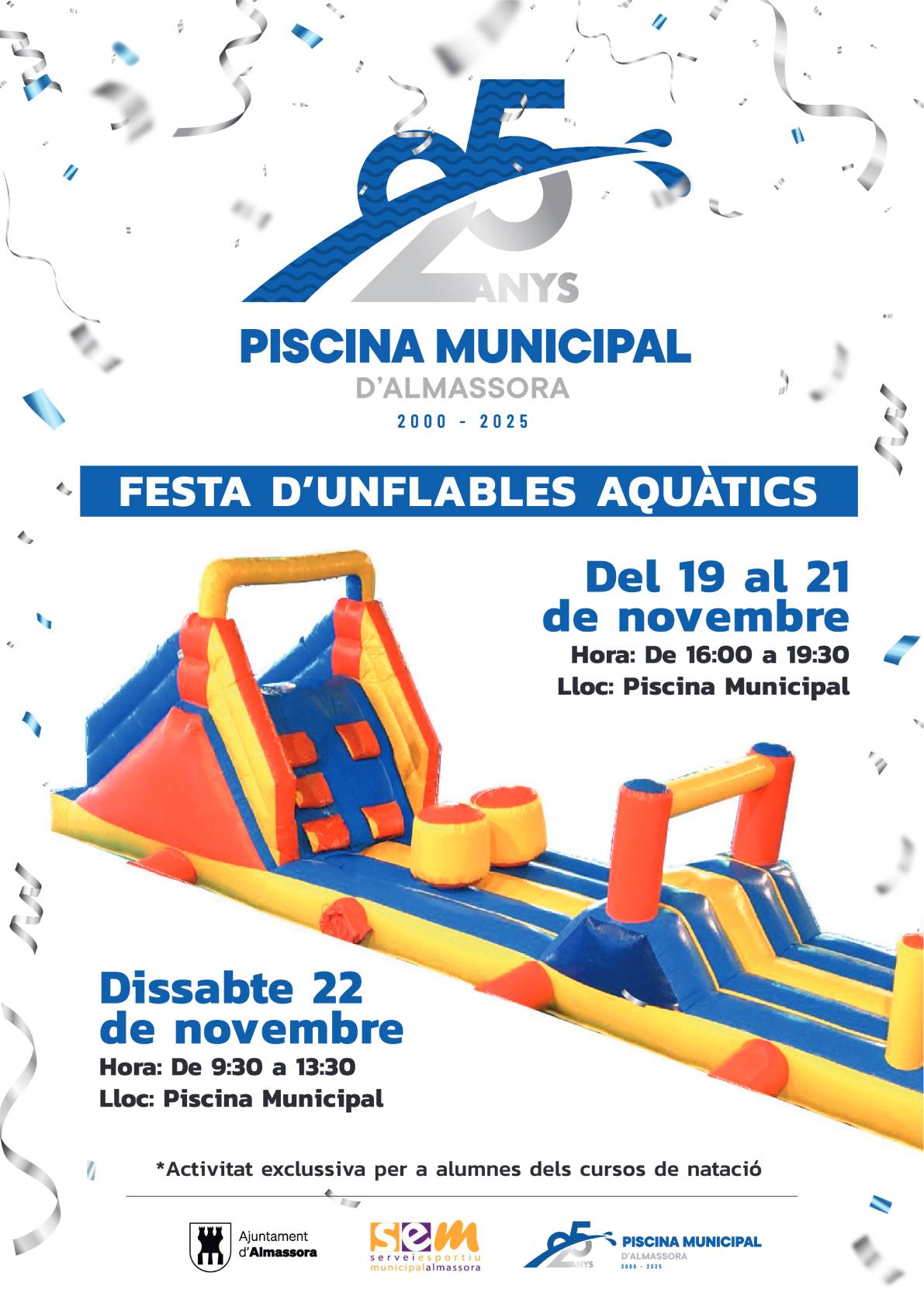 Festa d’unflables aquàtics