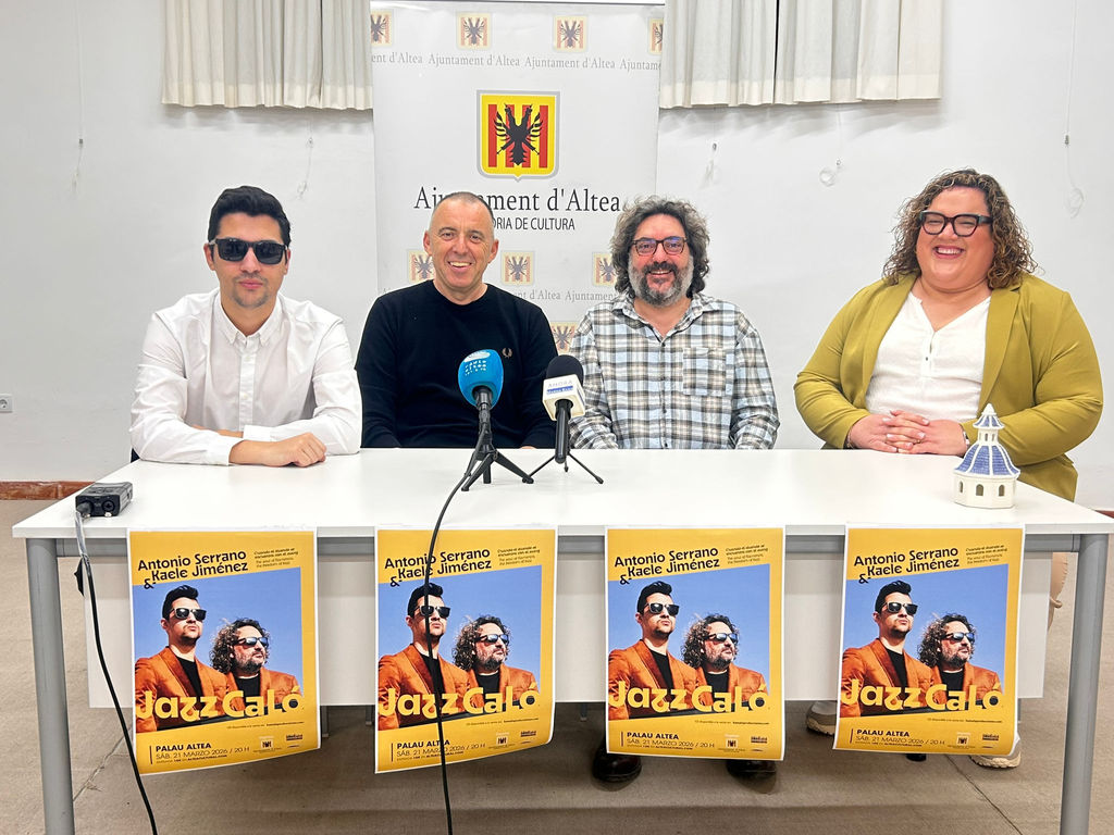 Antonio Serrano i Kaele Jiménez presenten el concert Jazz Caló a Palau Altea