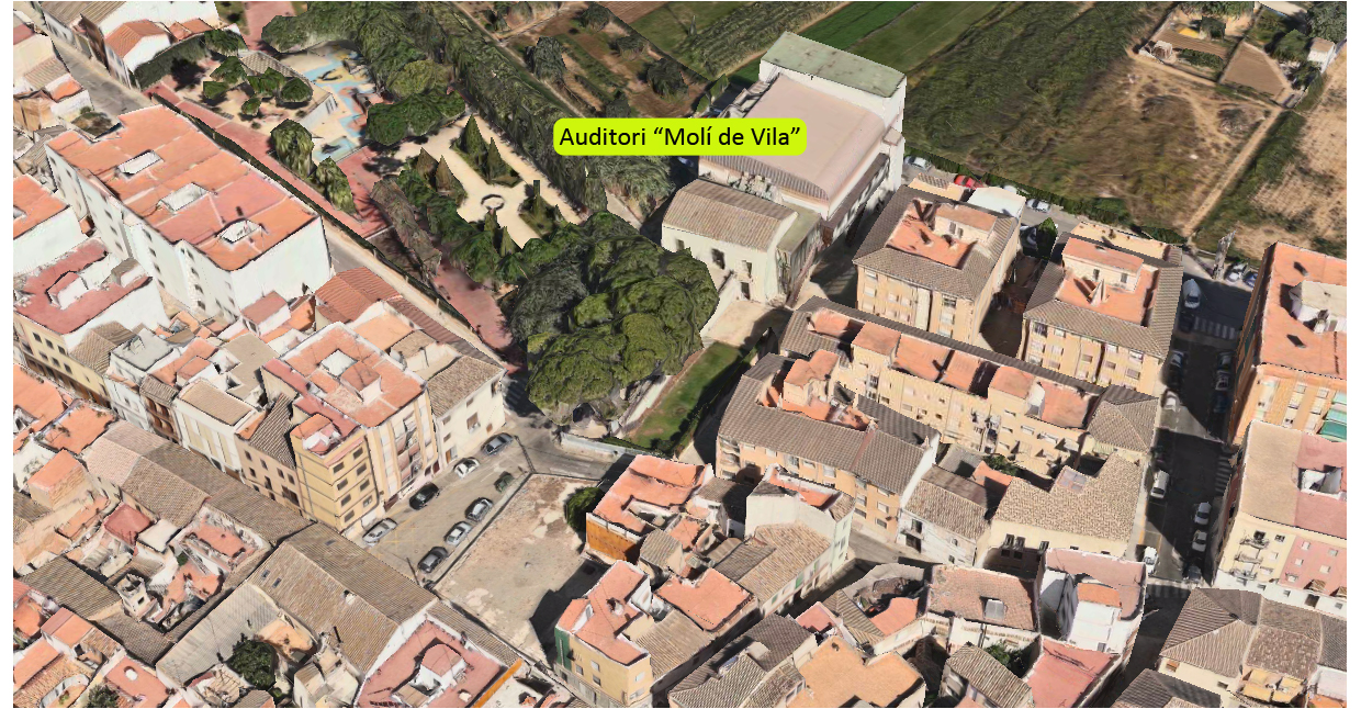 Ubicación Auditori Molí de Quart
